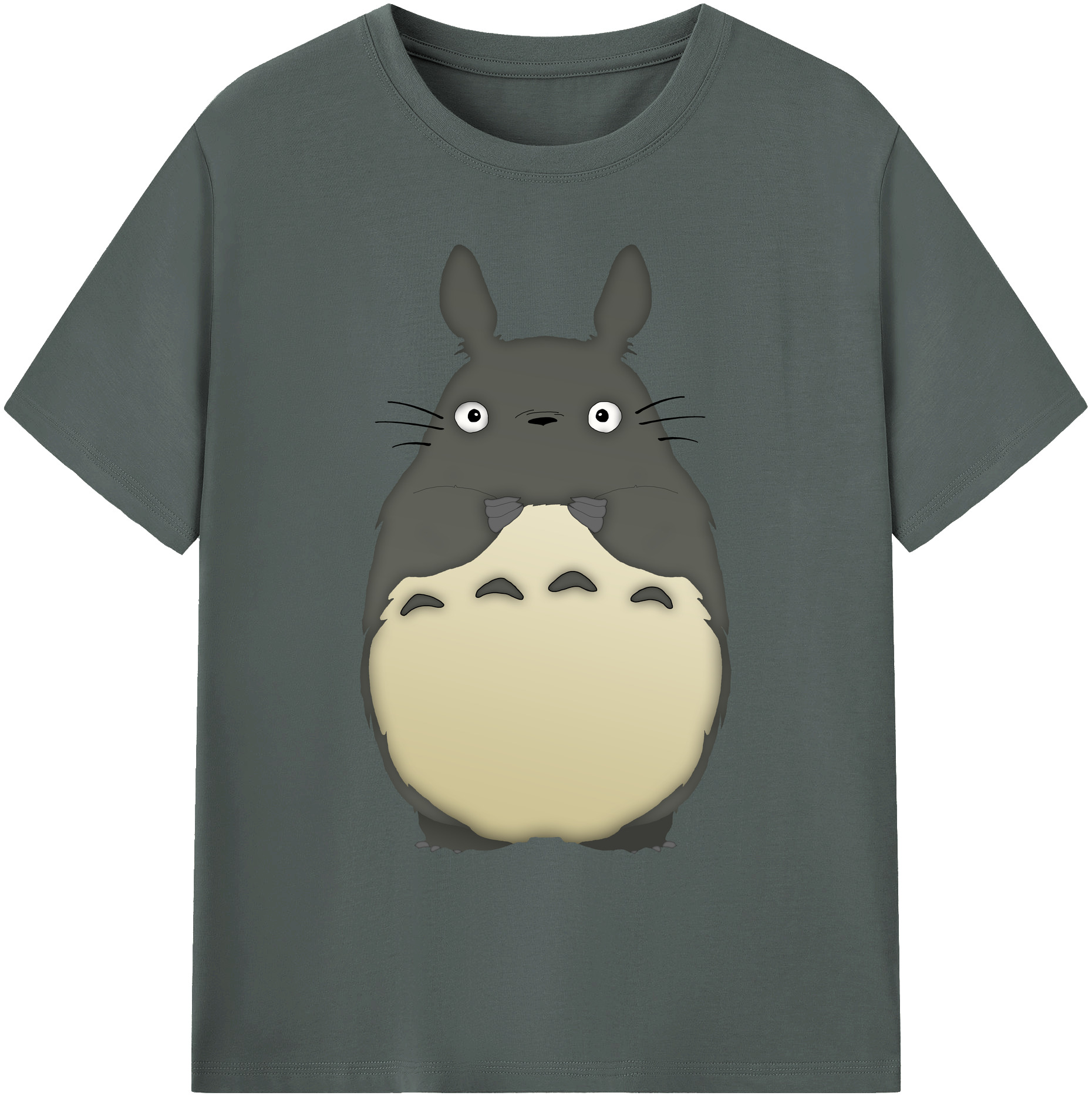 （画像用） となりのトトロ 草壁メイ 草壁サツキ My Neighbor Totoro Satsuki Kusakabe Mei Kusakabe 綿100％ メンズ半袖Tシャツ｜肌触りやわらか＆通気性